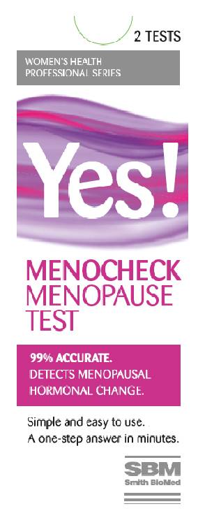 SBM Yes Menopause Test 2pk