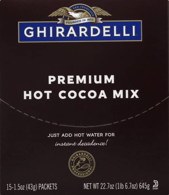Ghirardelli Premium Hot Cocoa Mix (15 x 1.5 oz)