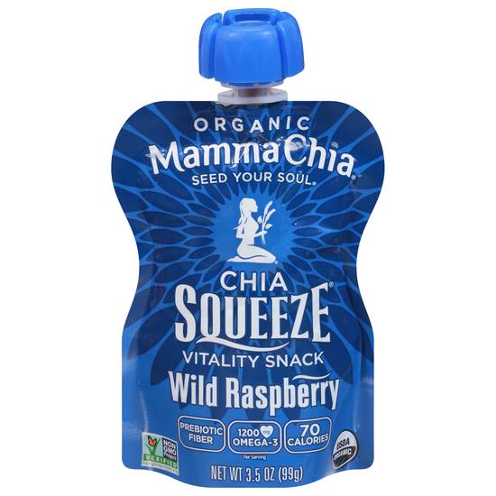 Mamma Chia Organic Wild Raspberry Chia Squeeze (3.5 oz)