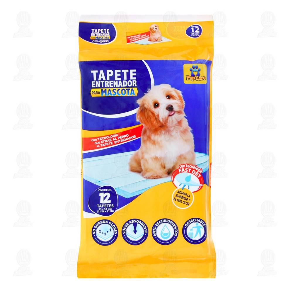 Pup Care · Tapete entrenador para mascota (12 un)