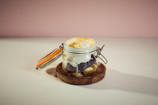 Warm Brownie, Caramel & Banana Alaska