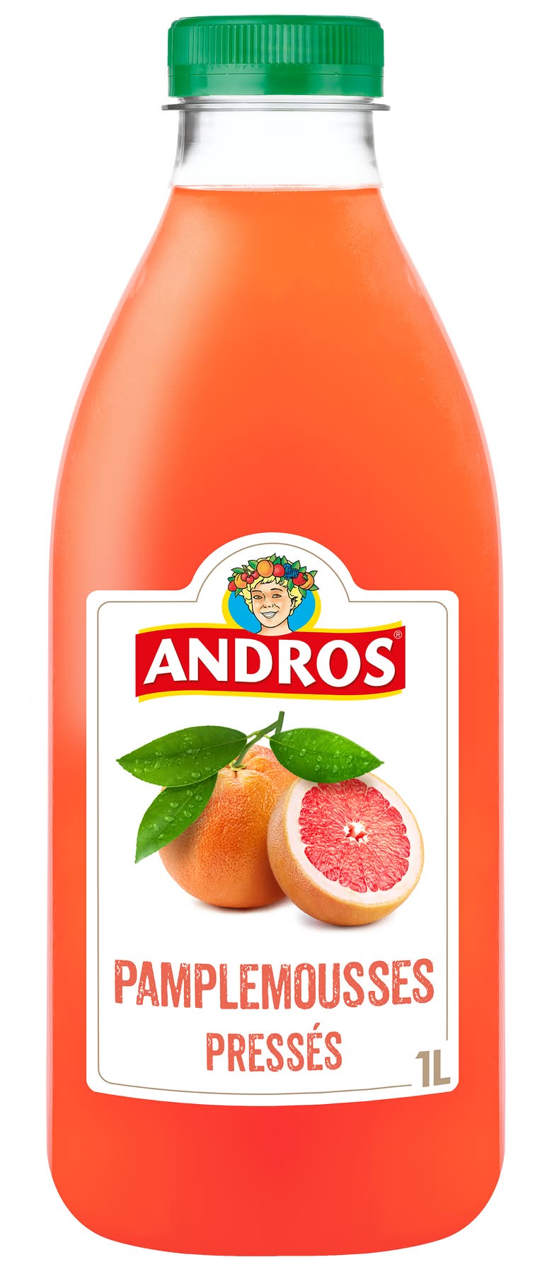 Andros - Jus de fruits pressés, pamplemousses (1L)