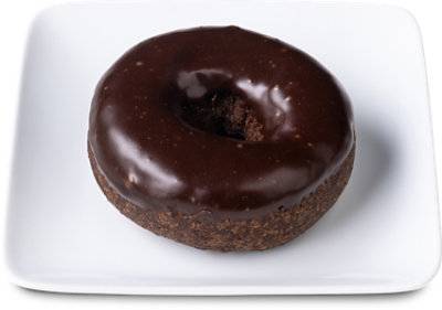 Cake Glazed Chocolate Cake With Chocolate Frosting Donut