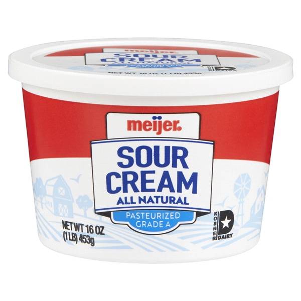 Meijer All Natural Sour Cream (16 oz)