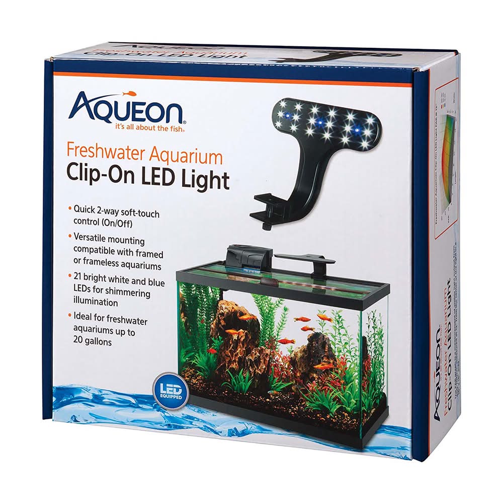 Aqueon Freshwater Aquarium Clip-On Led Fixture
