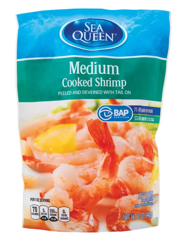 Sea Queen Medium Cooked Shrimp (12 oz)