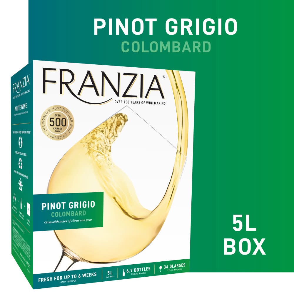 Franzia Vintner Select Pinot Grigio Wine (5 L)