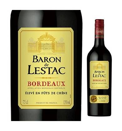 33379：カステル バロンドレスタック ボルドー 赤 750ML / Castel Baron De Lestac Bordeaux Rouge