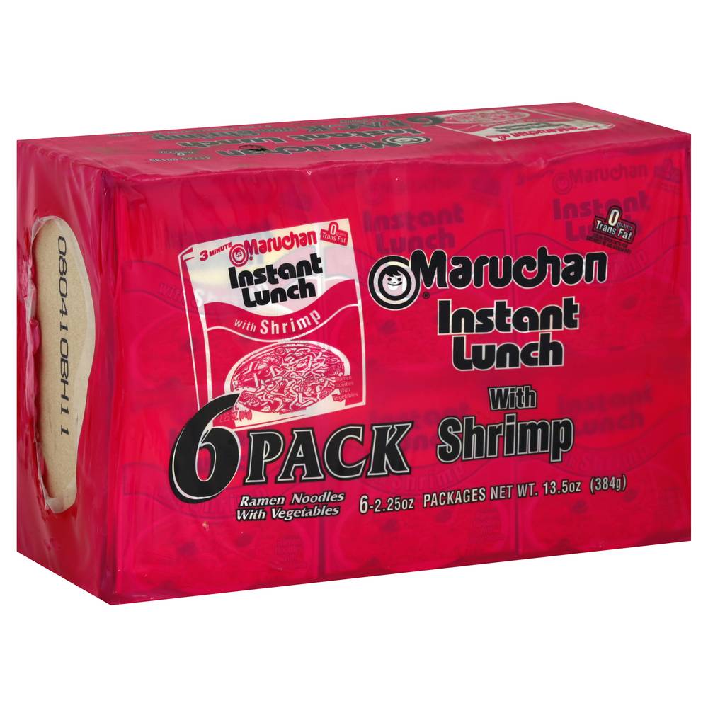 Maruchan Vegetables With Shrimp Ramen Noodles (6 ct)