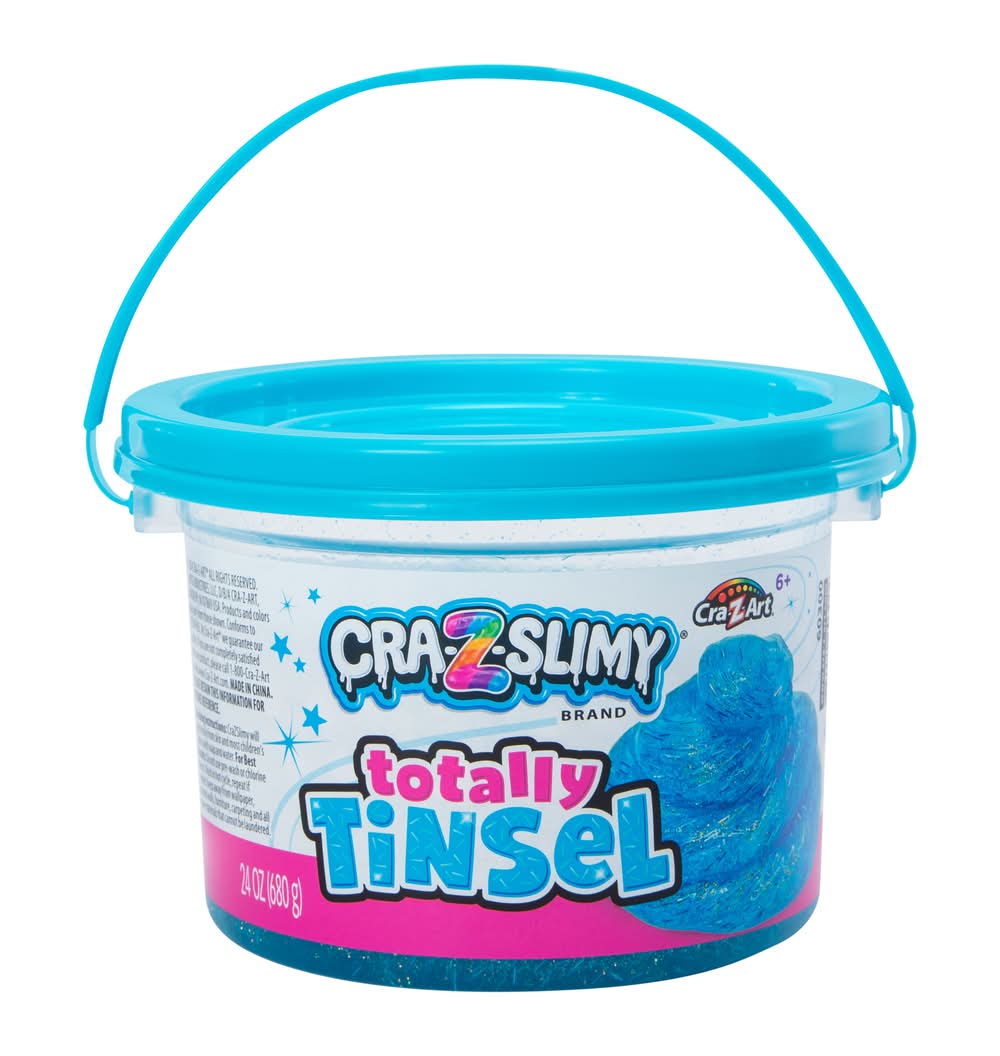 Cra-Z-Slimy® Glitter Slime Tub 24oz Tinsel