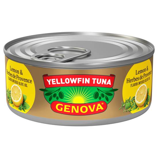 Genova Lemon & Herbes Yellowfin Tuna in Olive Oil