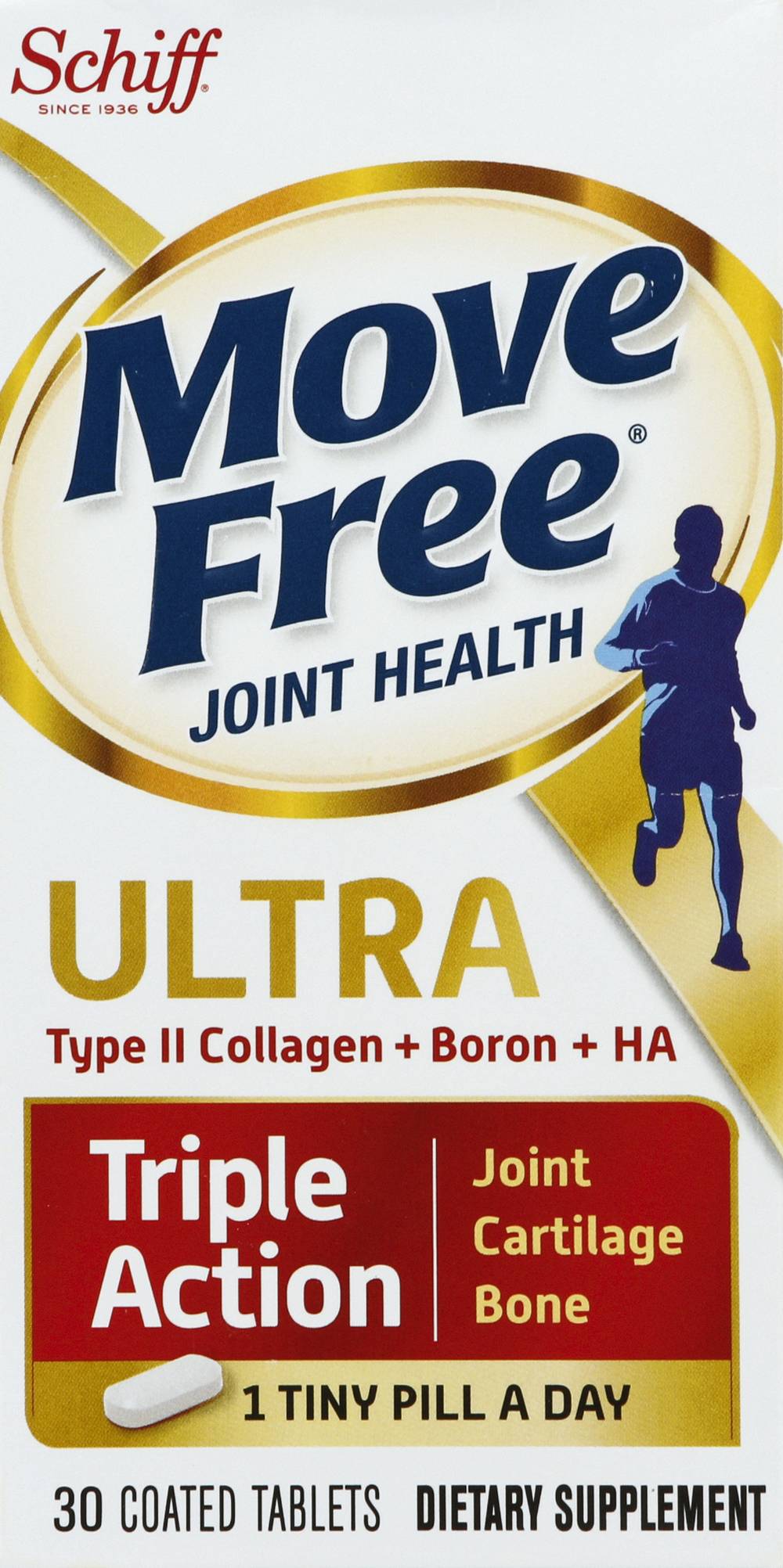 Move Free Joint Health Ultra Type Ii Collagen + Boron + Ha Tablets (3.2 oz)