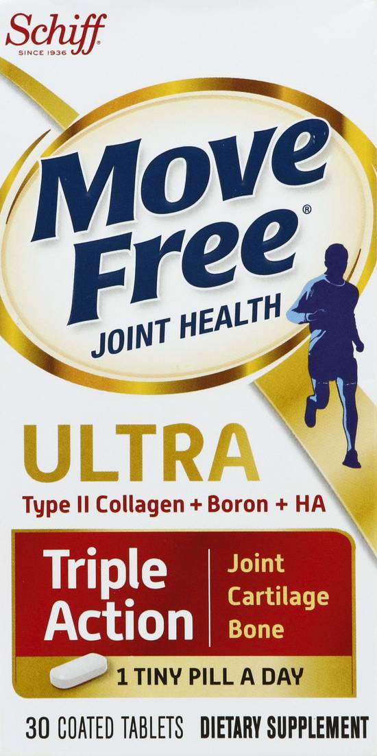 Move Free Joint Health Ultra Type Ii Collagen + Boron + Ha Tablets (30 ct)