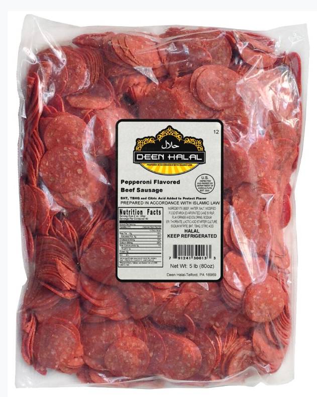 Deen Halal - Beef Pepperoni Sausage - 2/5 lbs