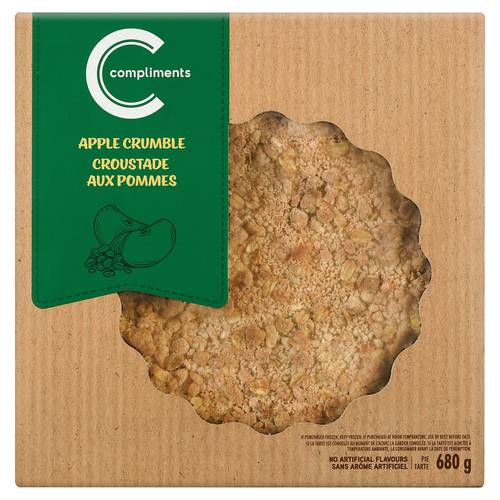 Compliments Apple Crumble Croustade Aux Pommes (680 g)