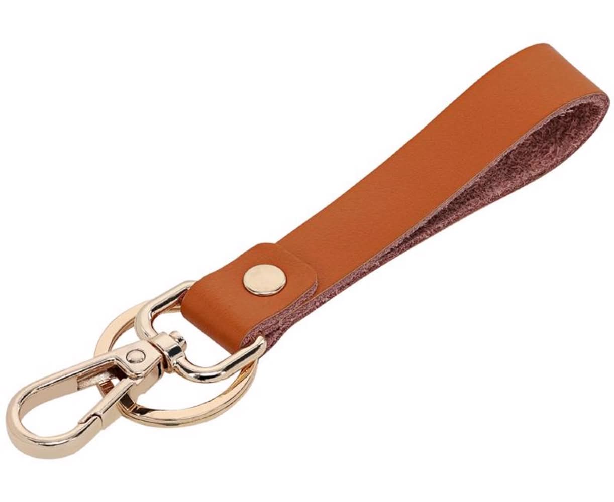 Hillman Sanitas Leather Assorted Black/Brown Key Strap