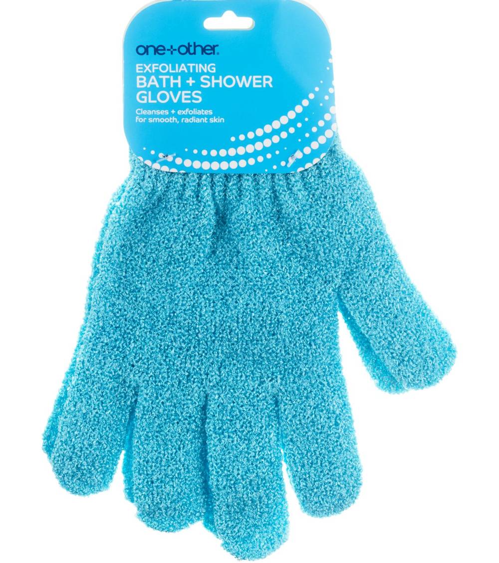 One+Other Pop-Arazzi Exfoliating Bath & Shower Gloves (Assorted)