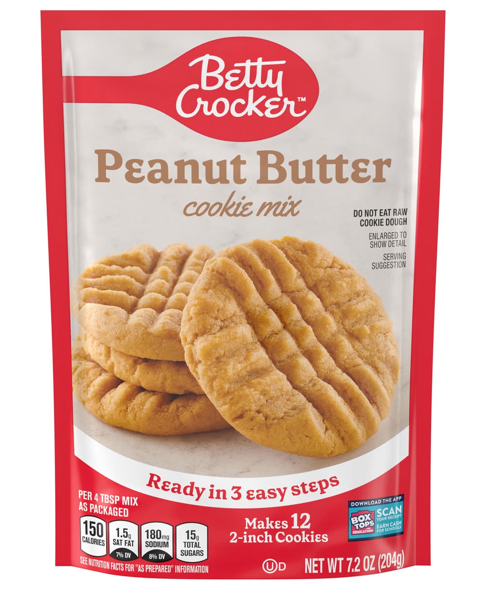 Betty Crocker Snack Size Peanut Butter Cookie (7.2 oz)