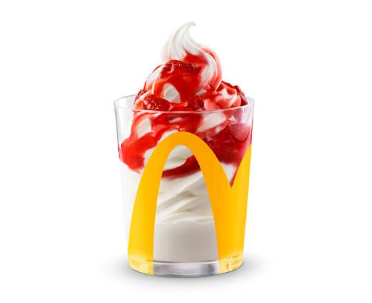 Coupe glacée aux fraises [310.0 Cal]