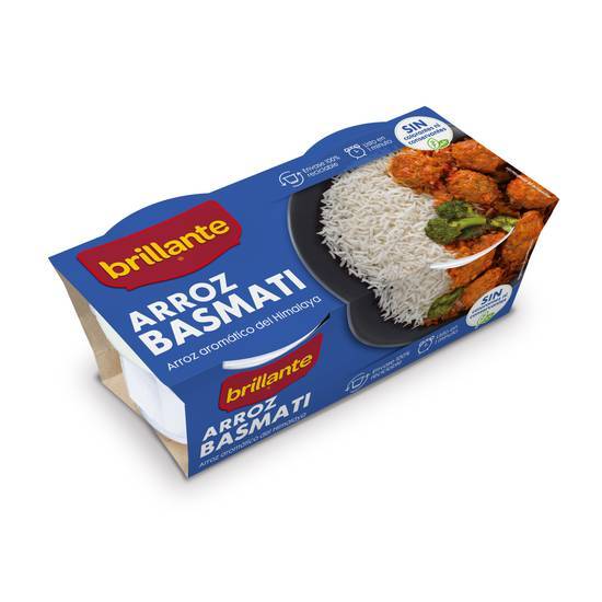 BRILLANTE arroz basmati vaso 2 x 125 gr