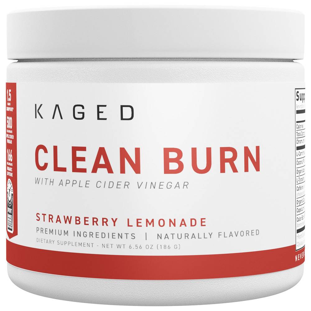 Kaged Clean Burn Powder (strawberry-lemonade)