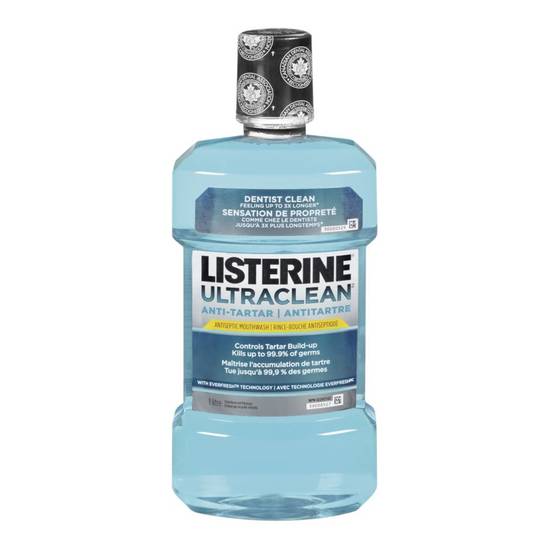 Listerine Ultraclean Mouthwash, Anti-Tartar (1 L)