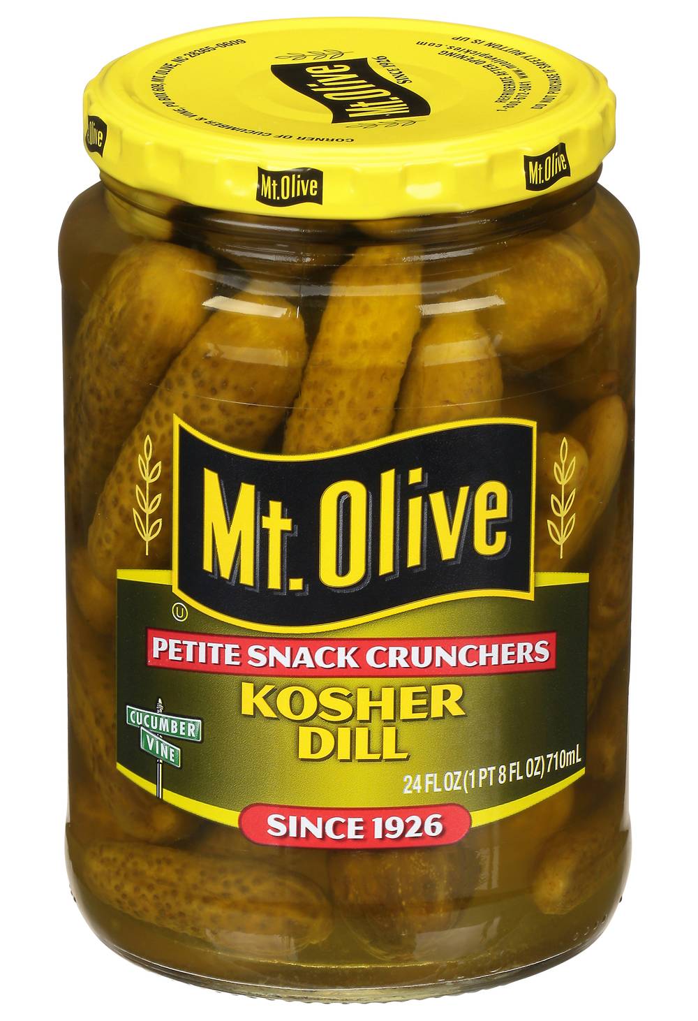 Mt. Olive Petite Snack Crunchers Kosher Dill Pickles (24 fl oz)