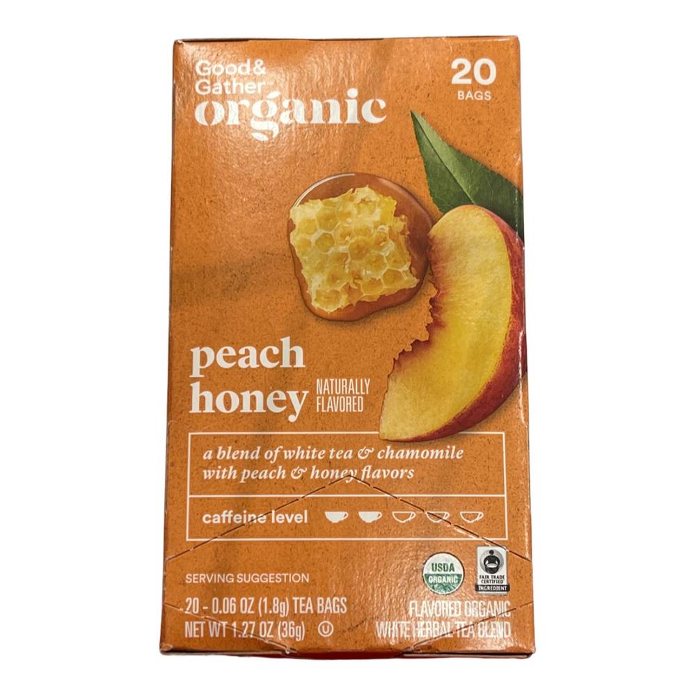Good & Gather Organic Tea (1.27 oz) (peach honey)