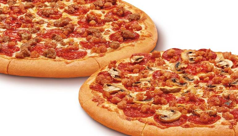 Two Medium Pizzas