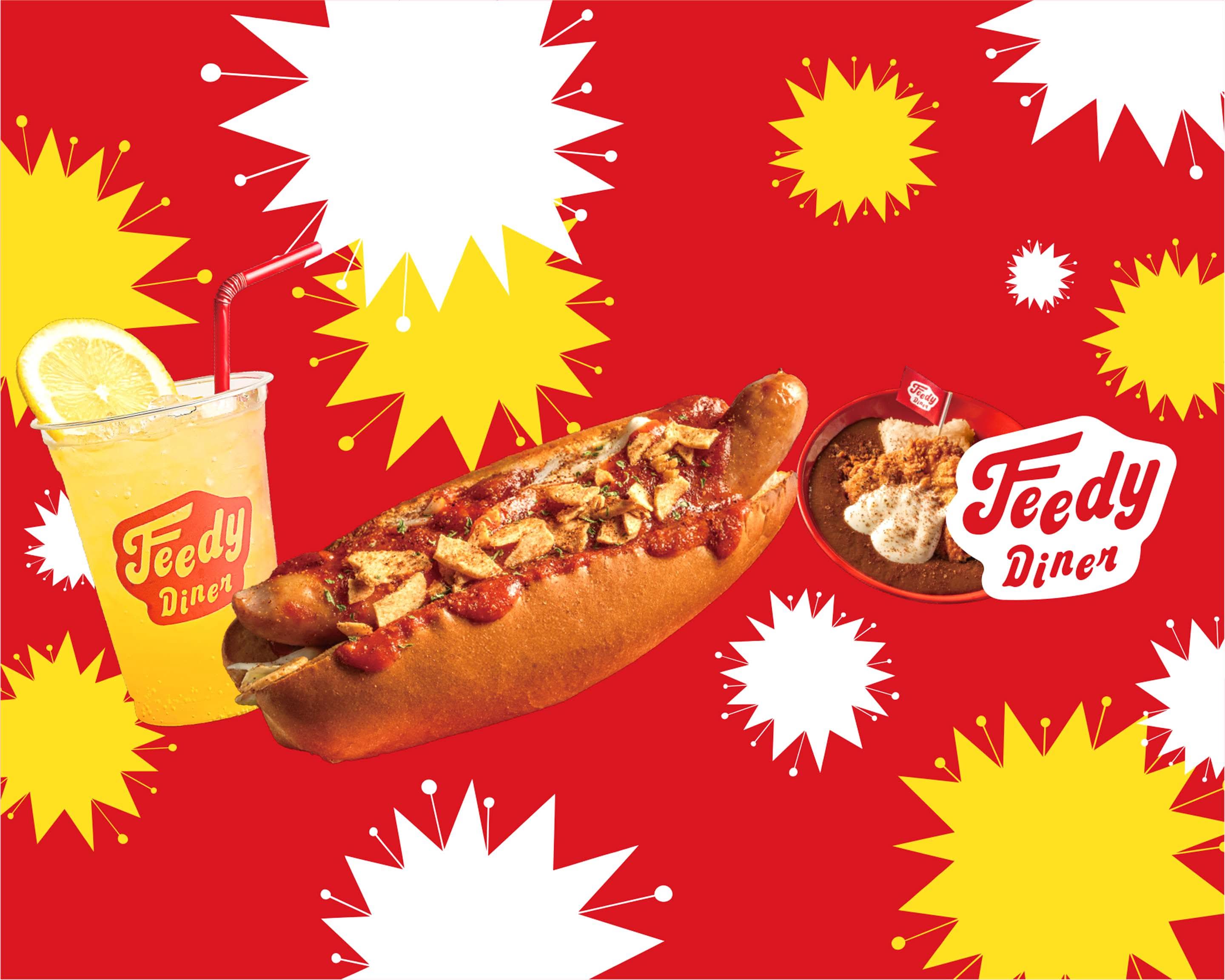 Feedy Diner&Arcade茨木の出前・宅配・テイクアウトメニュー