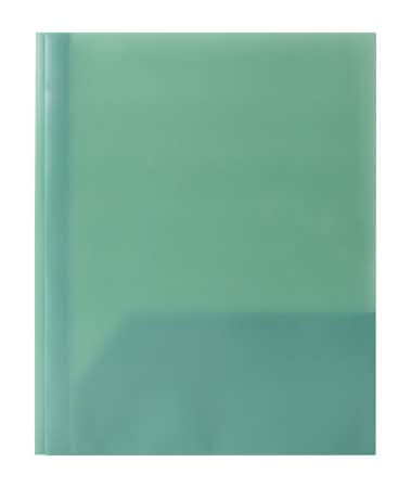 Solid 2-Pocket 3-Prong Portfolio Folder Green