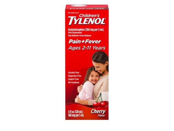 Children's Tylenol Pain Reliever & Fever Reducer Cherry Flavor 4 oz