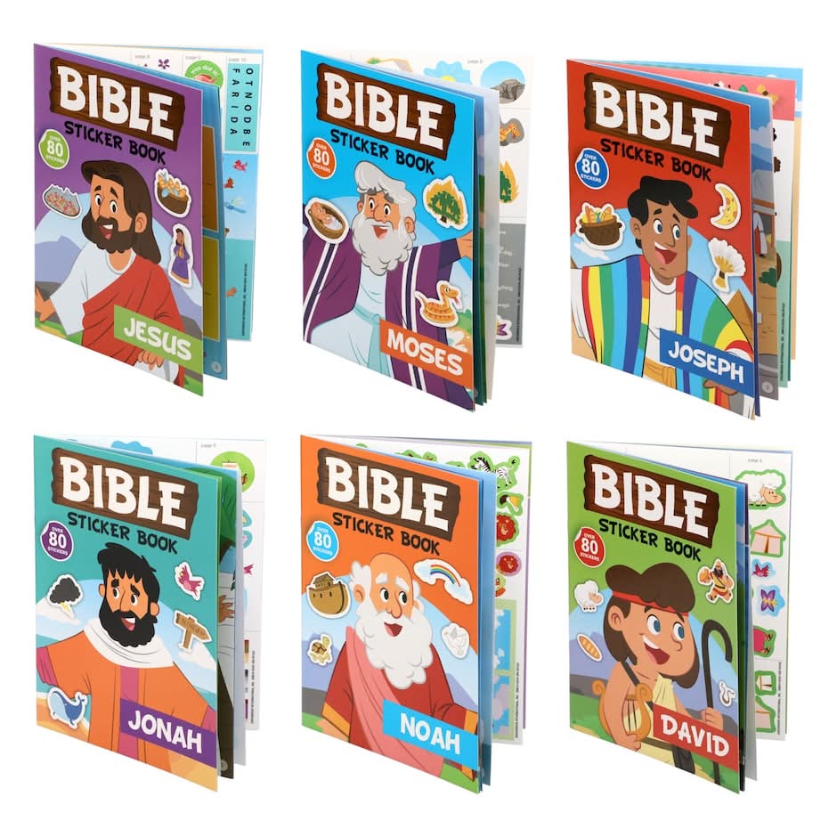 Big Books of Bible Stickers, 10.5x7.5-in.