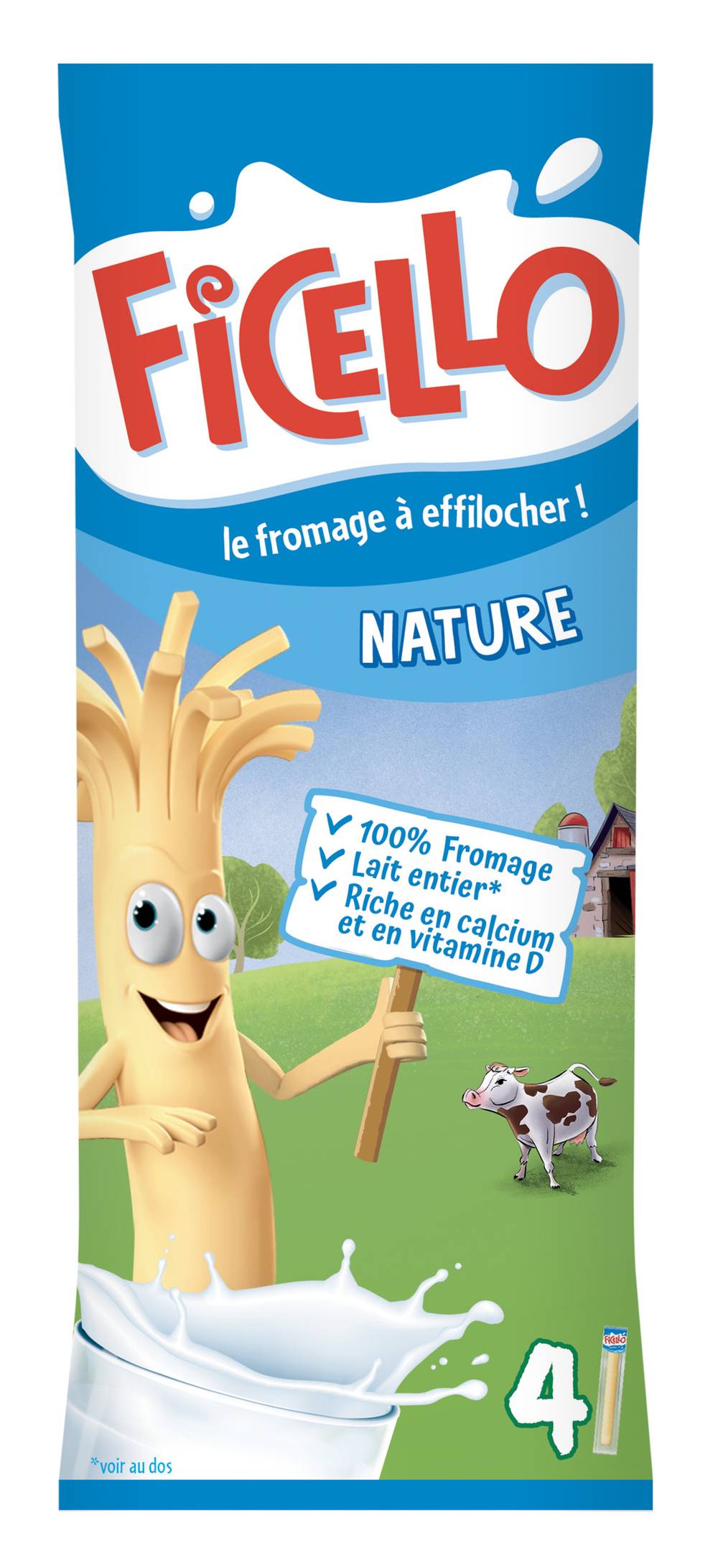 Ficello - Fromage à effilocher nature