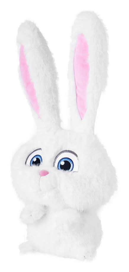 Miniso · Peluche felpa la vida secreta de tus mascotas snowball, 45 cm, blanco
