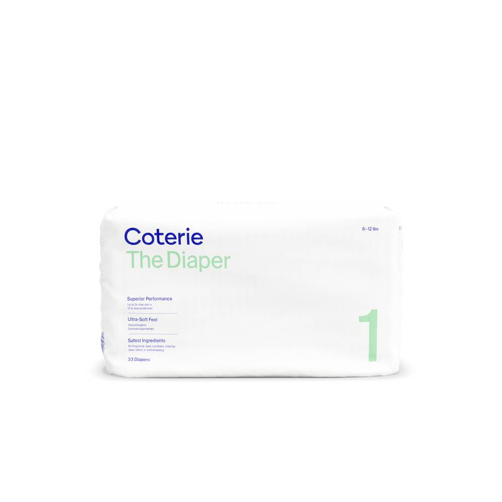 Coterie The Diaper, Size 1 (33 ct)