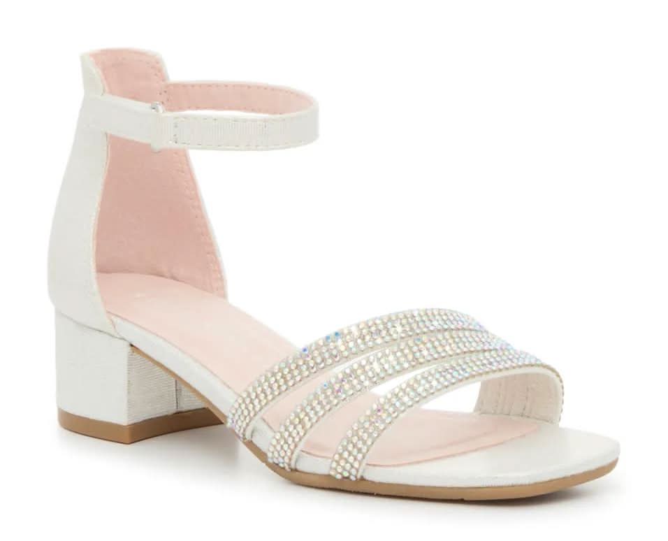 Kelly & Katie Sylvia Sandal - Kids' (Silver Metallic Medium - 4 Youth)