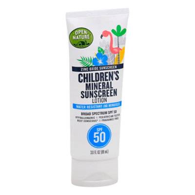 Open Nature Kids Sunscreen Ltn Mineral Spf50 (3 fz)