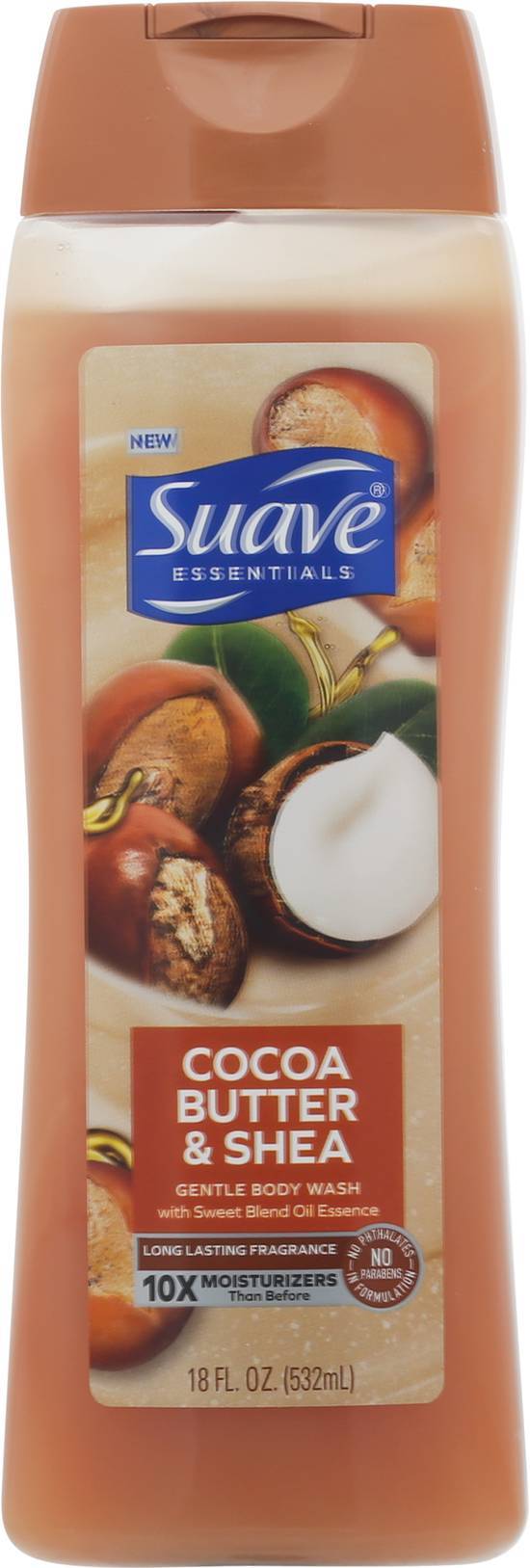 Suave Essentials Gentle Body Wash (cocoa butter-shea)