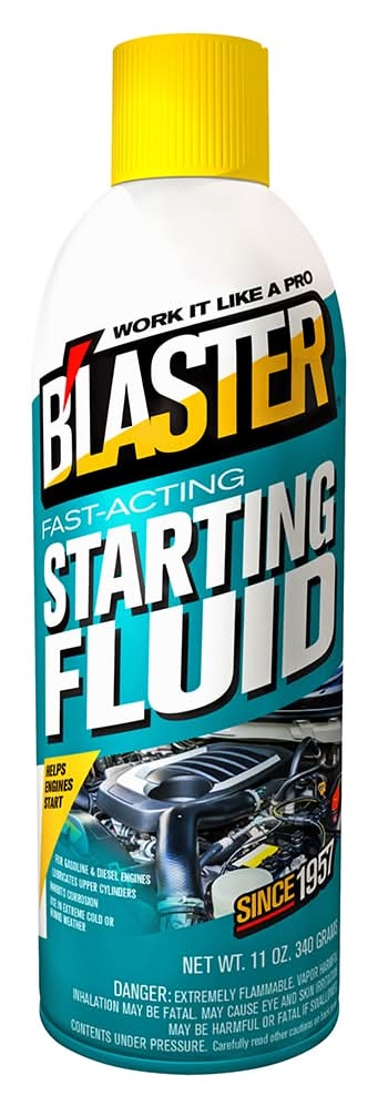 B'laster Fast-Acting Engine Starting Fluid Spray (11 oz)