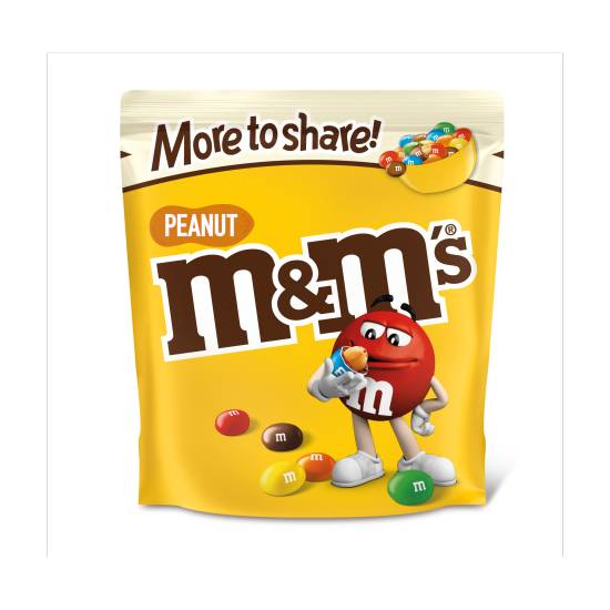 M&M's Peanut, More To Share Chocolate Pouch Bag (220g)