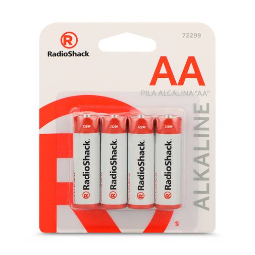 Radioshack pilas alcalinas aa