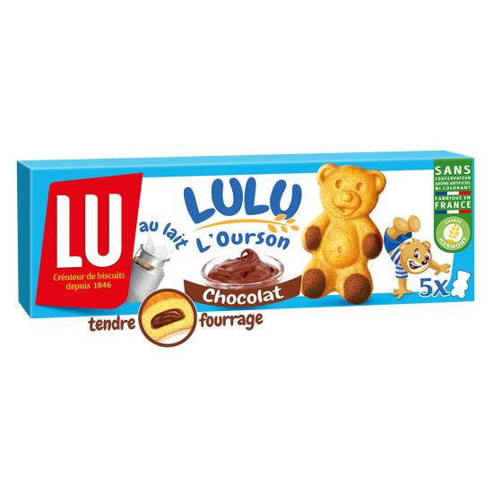 Lu - Gâteaux moelleux fourrés au chocolat (5 pièces)
