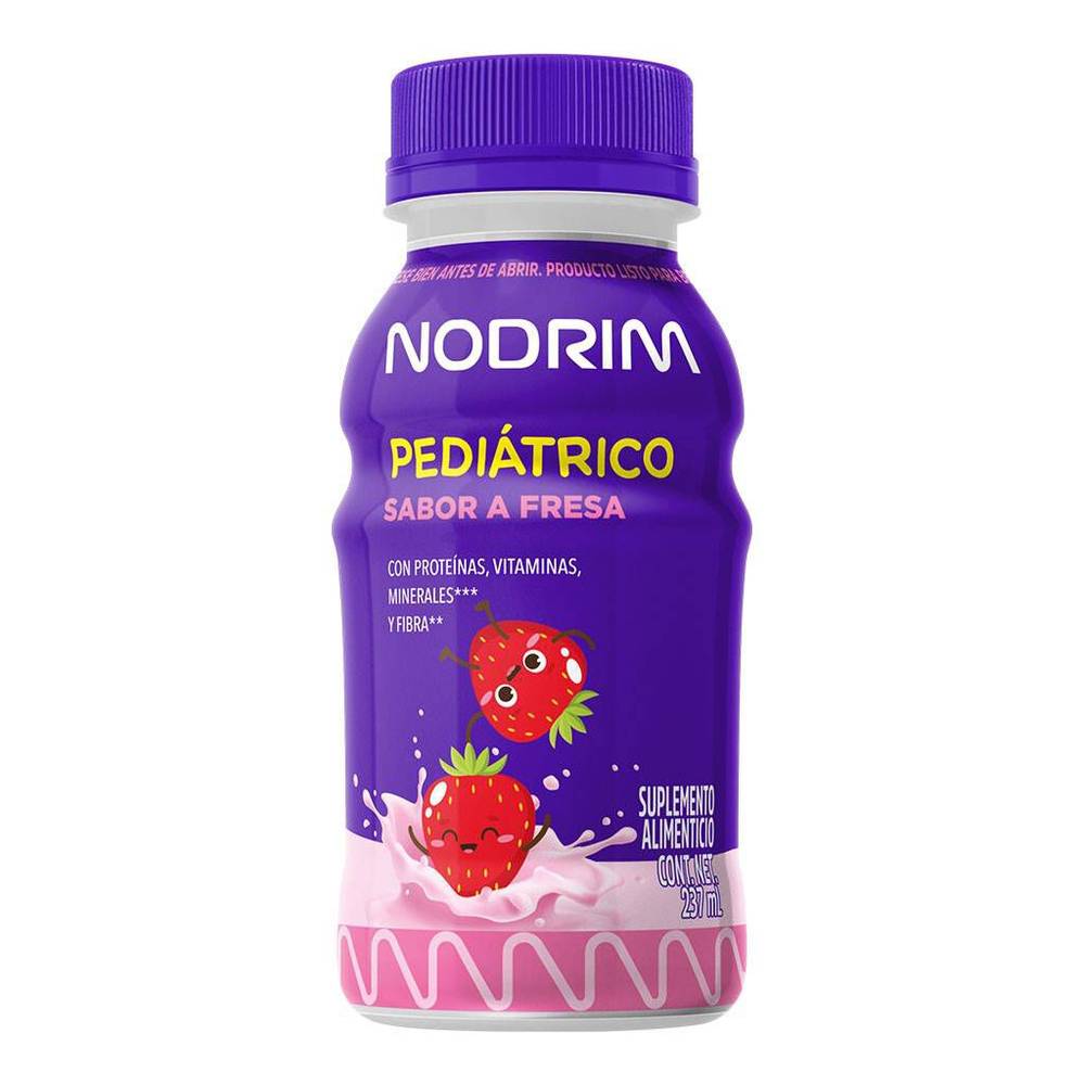 NODRIM SUPLEMENTO PEDIATRICO FRESA 237ML