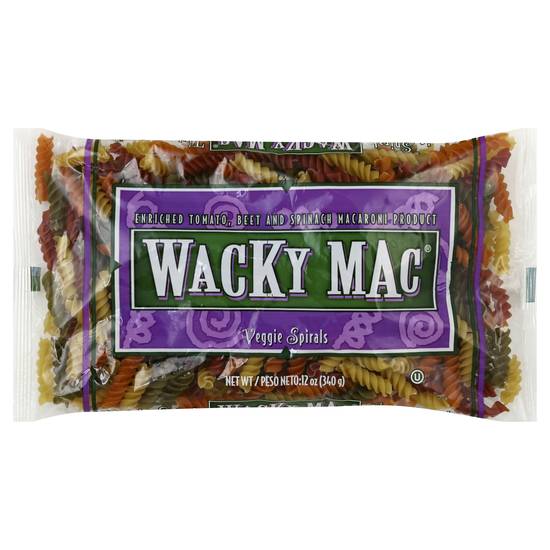 Wacky Mac Tomato Beet and Spinach Macaroni Product Veggie Spirals