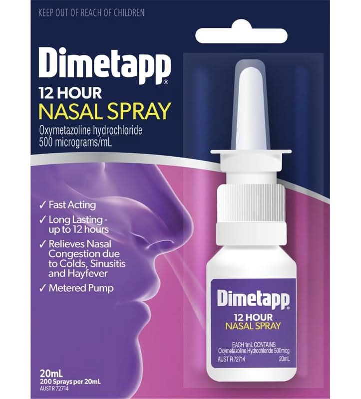 Dimetapp 12Hr Nasal Spray 20ml