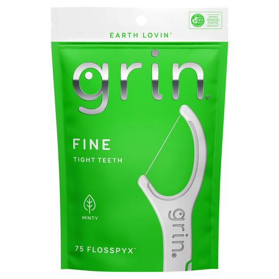 Grin Fine Minty Flosspyx (75 ct)