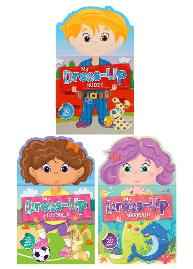 My Dress-Up Sticker Activity Books 3+ Years (60 ct)