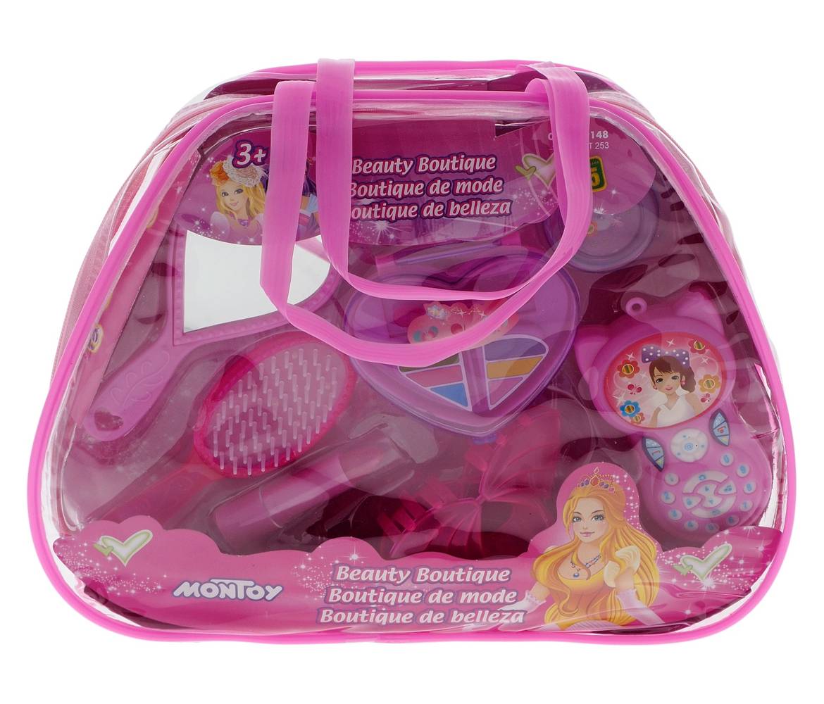 Perfect Beauty Boutique Set For Kids Purse, Pink