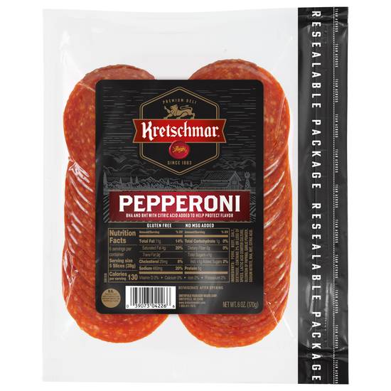 Kretschmar Pepperoni Presliced (6 oz)